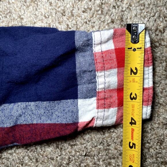 Aerie - Petite Small - Red White Blue Plaid Romper - Great Condition! - Picture 8 of 15